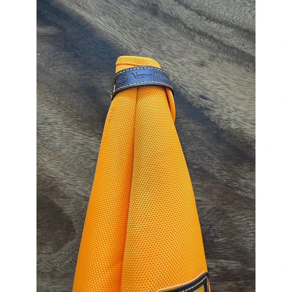 Veuve Clicquot Orange Insulated Champagne Bottle Carrier Thermal Sleeve Bag